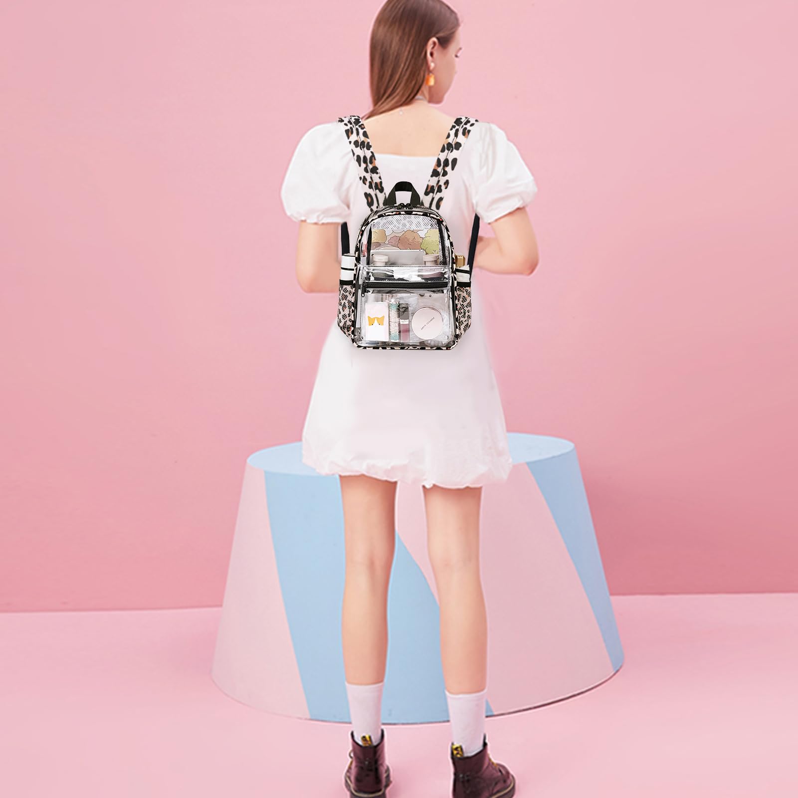 Foto 7 | Mochila Btoop Transparente Aprobada por Mini Stadium - Venta Internacional