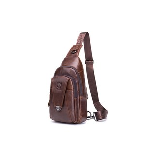 Foto 1 | Bandolera Bullcaptain Banana Vintage Leather Xb110 - Venta Internacional