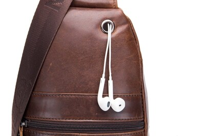 Foto 5 | Bandolera Bullcaptain Banana Vintage Leather Xb110 - Venta Internacional