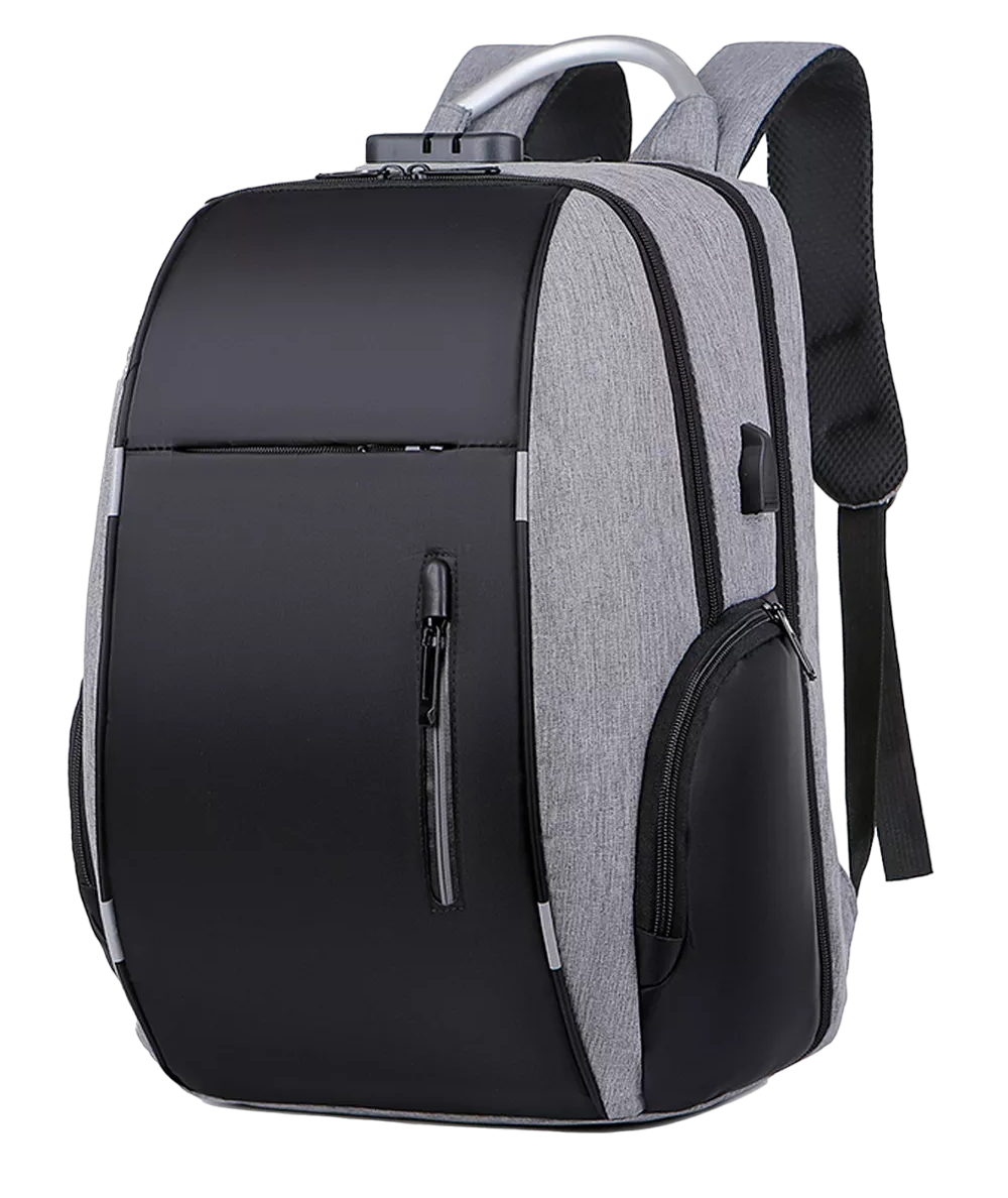 Mochila Negocio Y Urbana 30l  Color Gris/negro