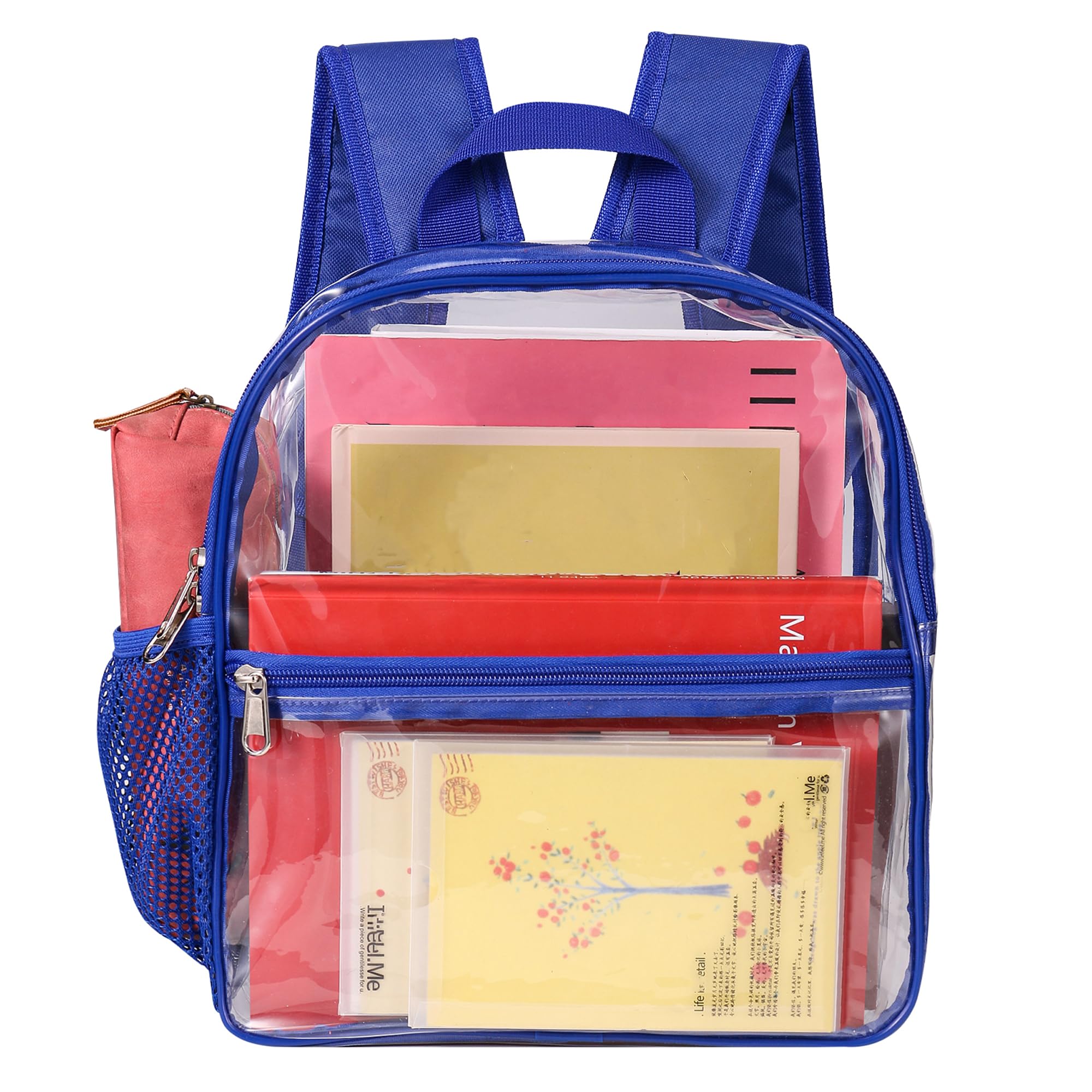 Foto 2 pulgar | Mochila Uspeclare Clear Stadium Approved 30x15x30 Cm Azul - Venta Internacional