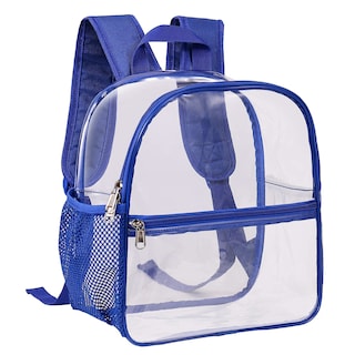 Foto 3 | Mochila Uspeclare Clear Stadium Approved 30x15x30 Cm Azul - Venta Internacional