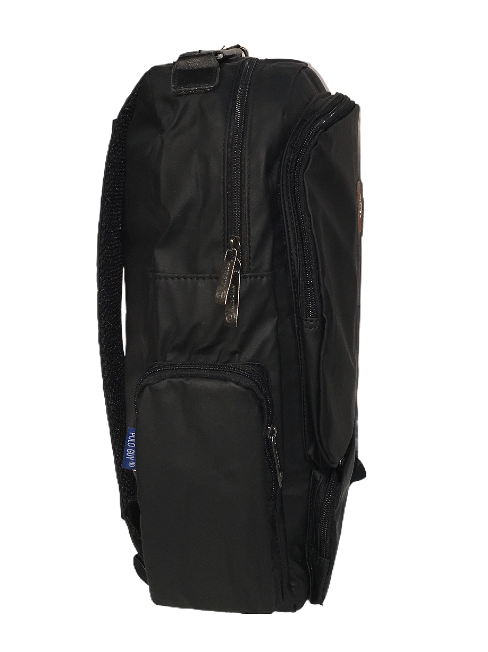 Foto 3 pulgar | Mochila Portalaptop Polo Guy Negro Liso