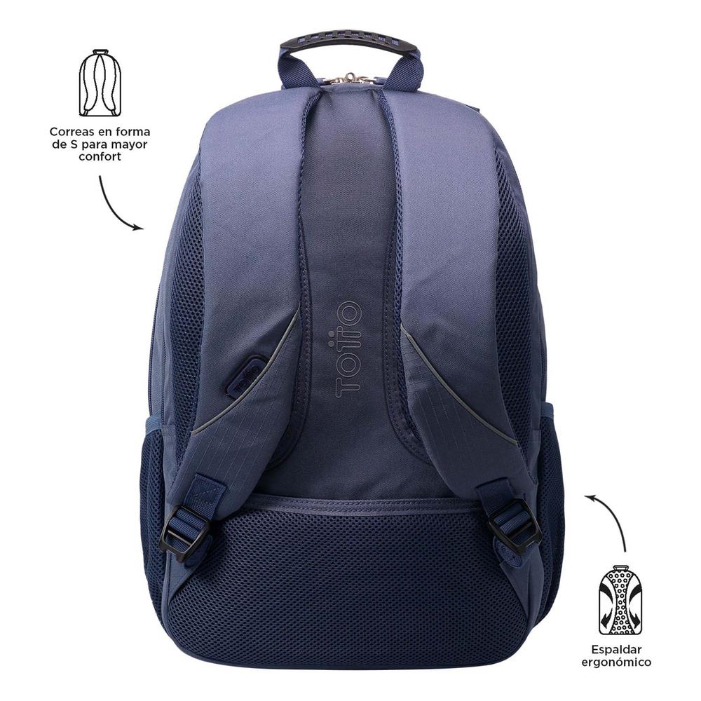 Foto 4 pulgar | Mochila Totto Cambri 2220g-z8d Azul Azul
