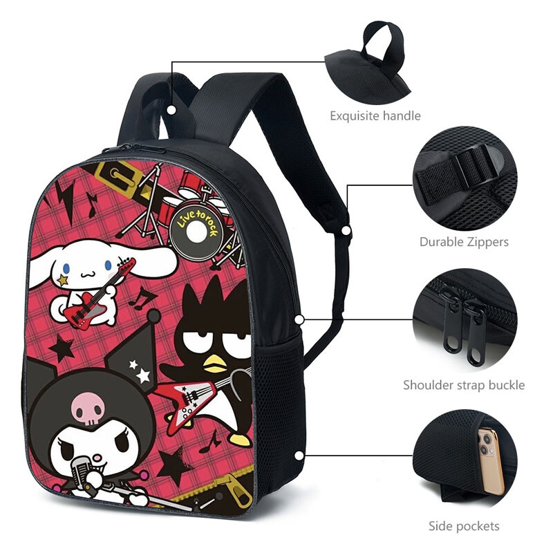 Foto 6 pulgar | Set de Mochilas Kulomi Anime Student 3 Piezas- Venta Internacional