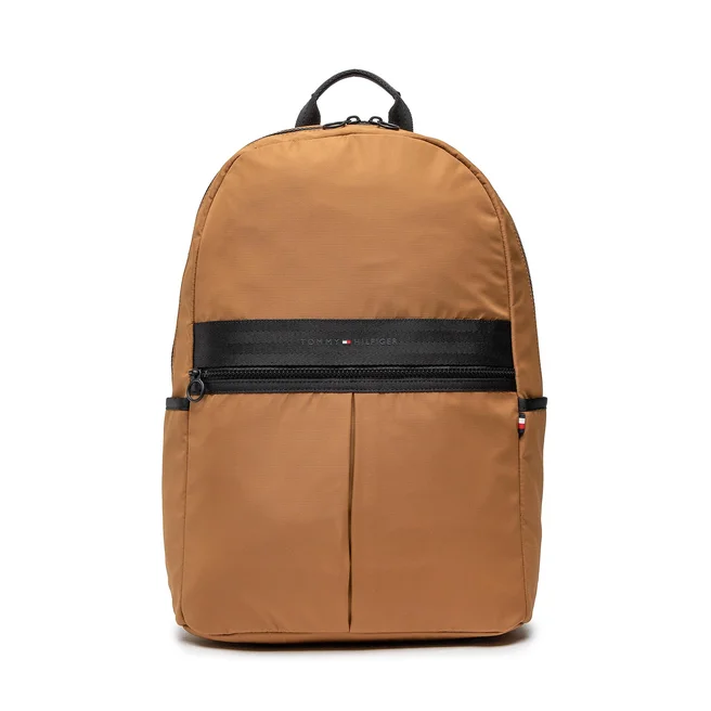 Mochila Tommy Hilfiger Marrón Reforzada para Hombre