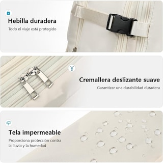Foto 3 | Mochila Impermeable con Puerto Usb - Venta Internacional