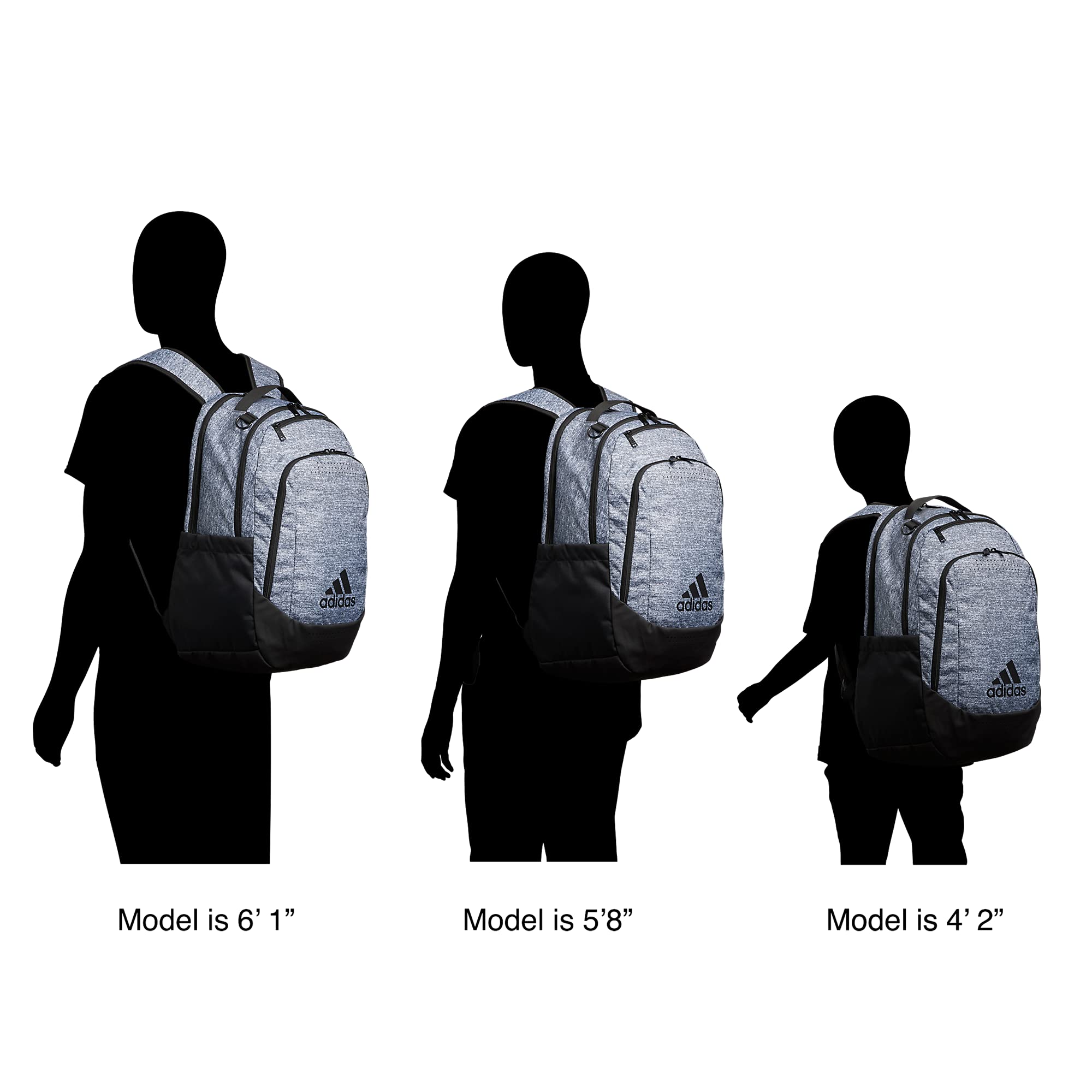 Foto 8 pulgar | Mochila Adidas Defender Team Sports Jersey Gris - Venta Internacional