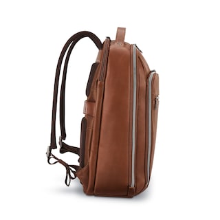 Foto 3 | Mochila Samsonite Classic Leather Cognac Para Portátil De 15,6 Pulgadas - Venta Internacional.