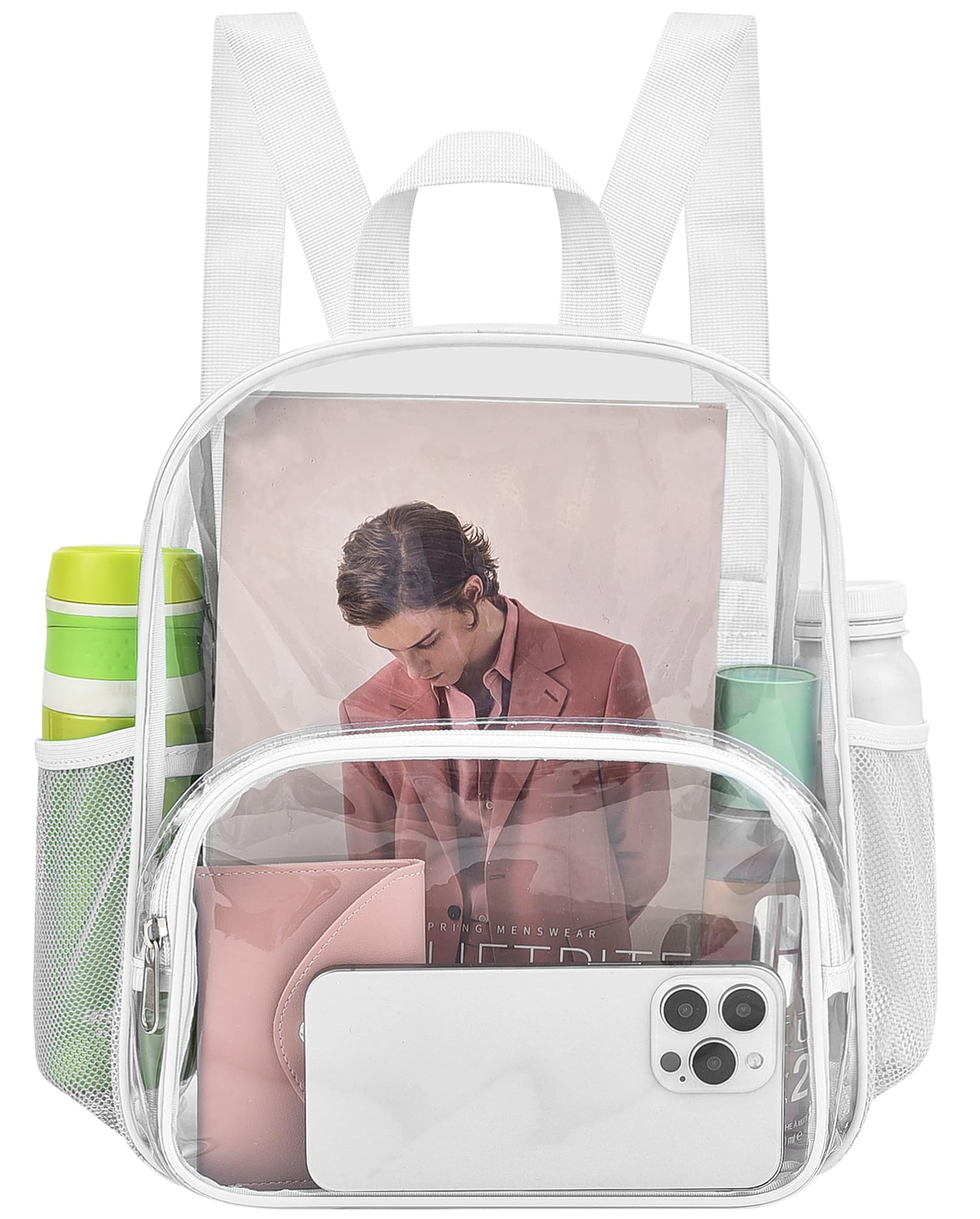 Foto 2 pulgar | Mochila Busiuw Transparente 30 X 30 X 15 cm - Venta Internacional