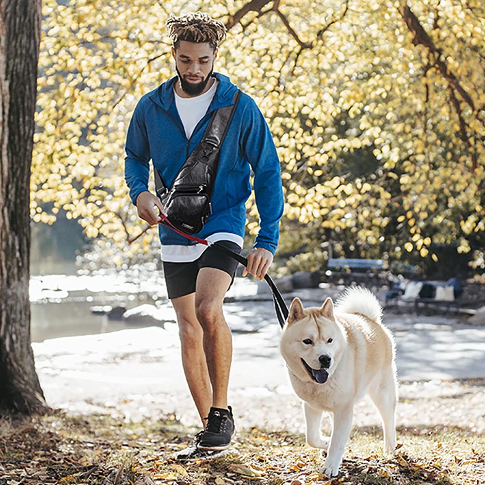 Foto 6 | Mochila Bandolera De Piel Para Hombre Con Puerto Usb - Venta Internacional