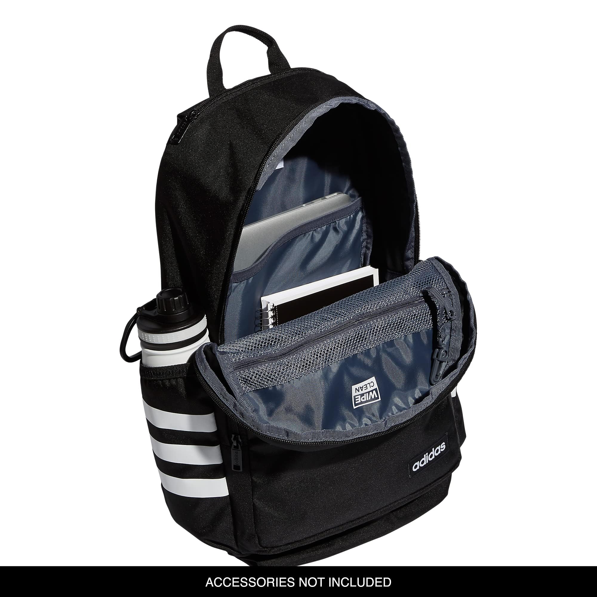 Foto 3 pulgar | Mochila Adidas Classic 3s 4 Negro Blanco - Venta Internacional