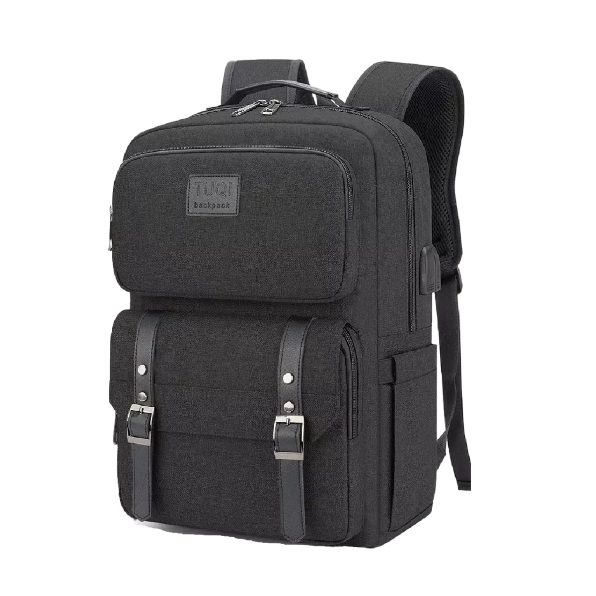 Mochila Antirrobo Mochila Para Portátil Mochilas De Viaje Negra