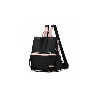 Foto 1 | Mochila Impermeable de Nylon Negra para Mujer - Venta Internacional