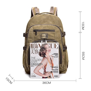 Foto 2 | Mochila Retro Verde-Venta Internacional