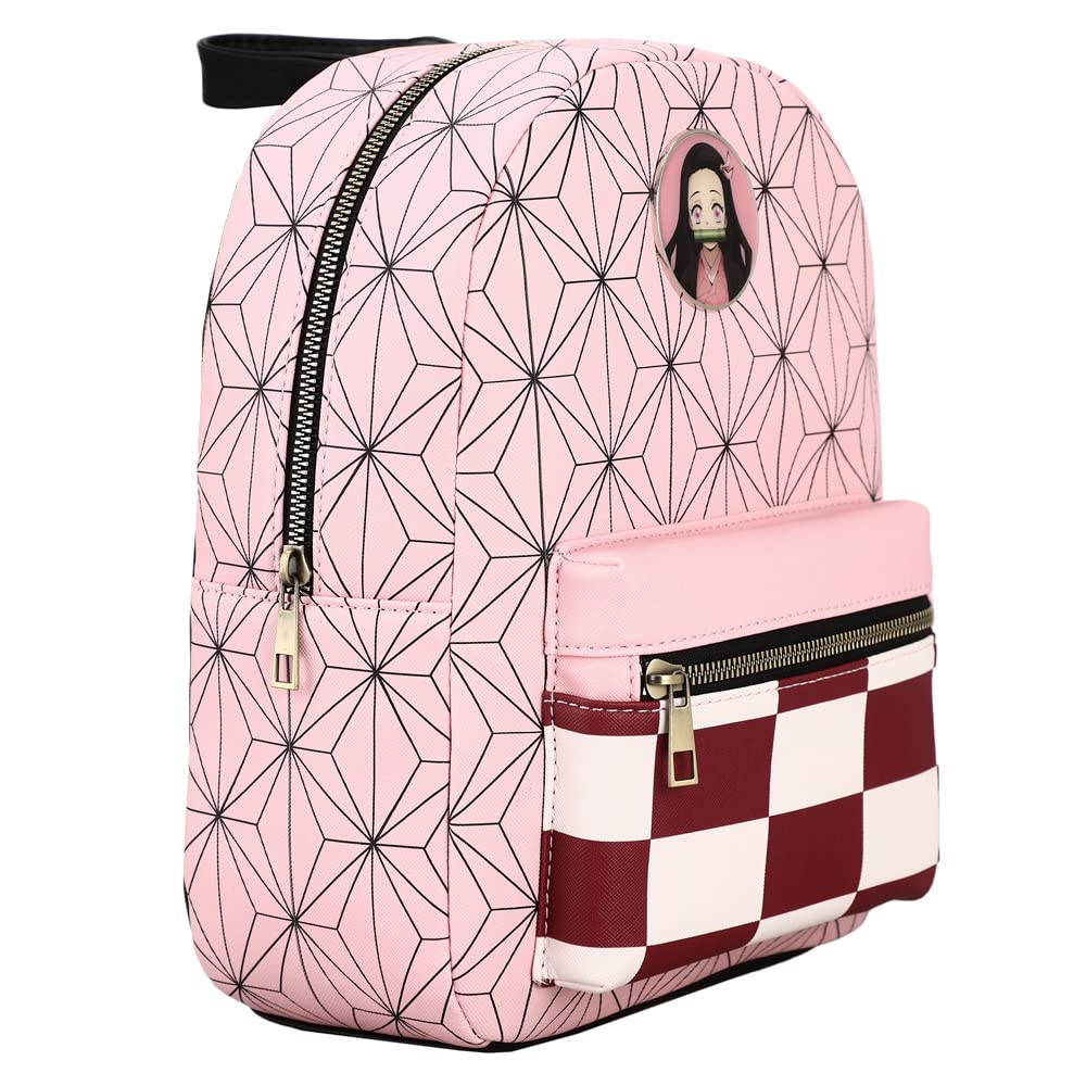 Foto 5 pulgar | Minimochila Bioworld Demon Slayer Nezuko Rosa - Venta Internacional