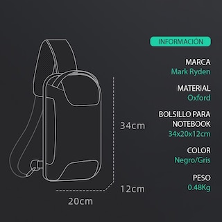 Foto 2 | Minimochila Bandolera Antirrobo Mark Ryden Viper - Venta Internacional