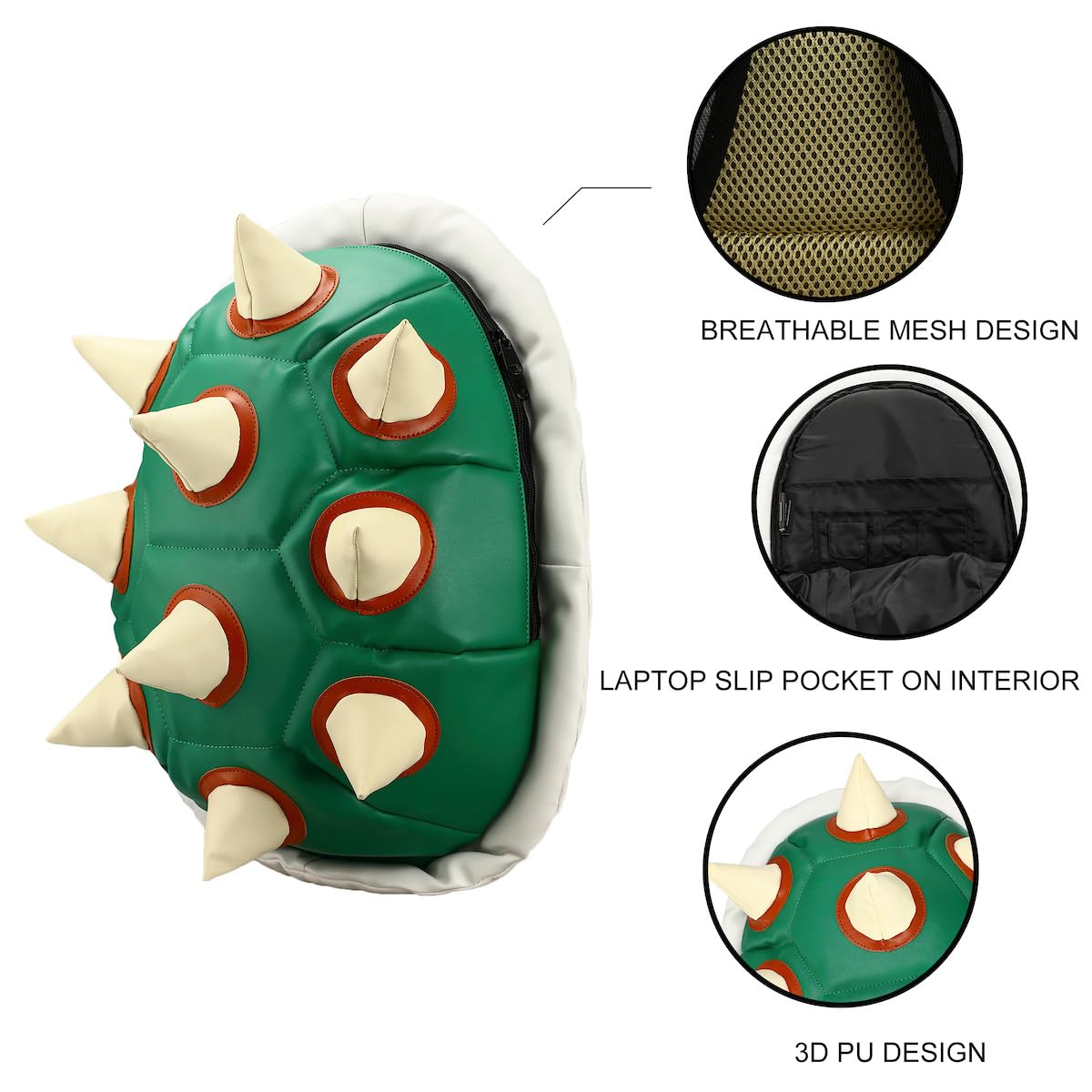 Foto 5 | Mochila Bioworld Super Mario Bros Bowser-Venta Internacional