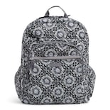 Mochila Vera Bradley Xl Campus Charcoal Medallon Algodón - Venta Internacional