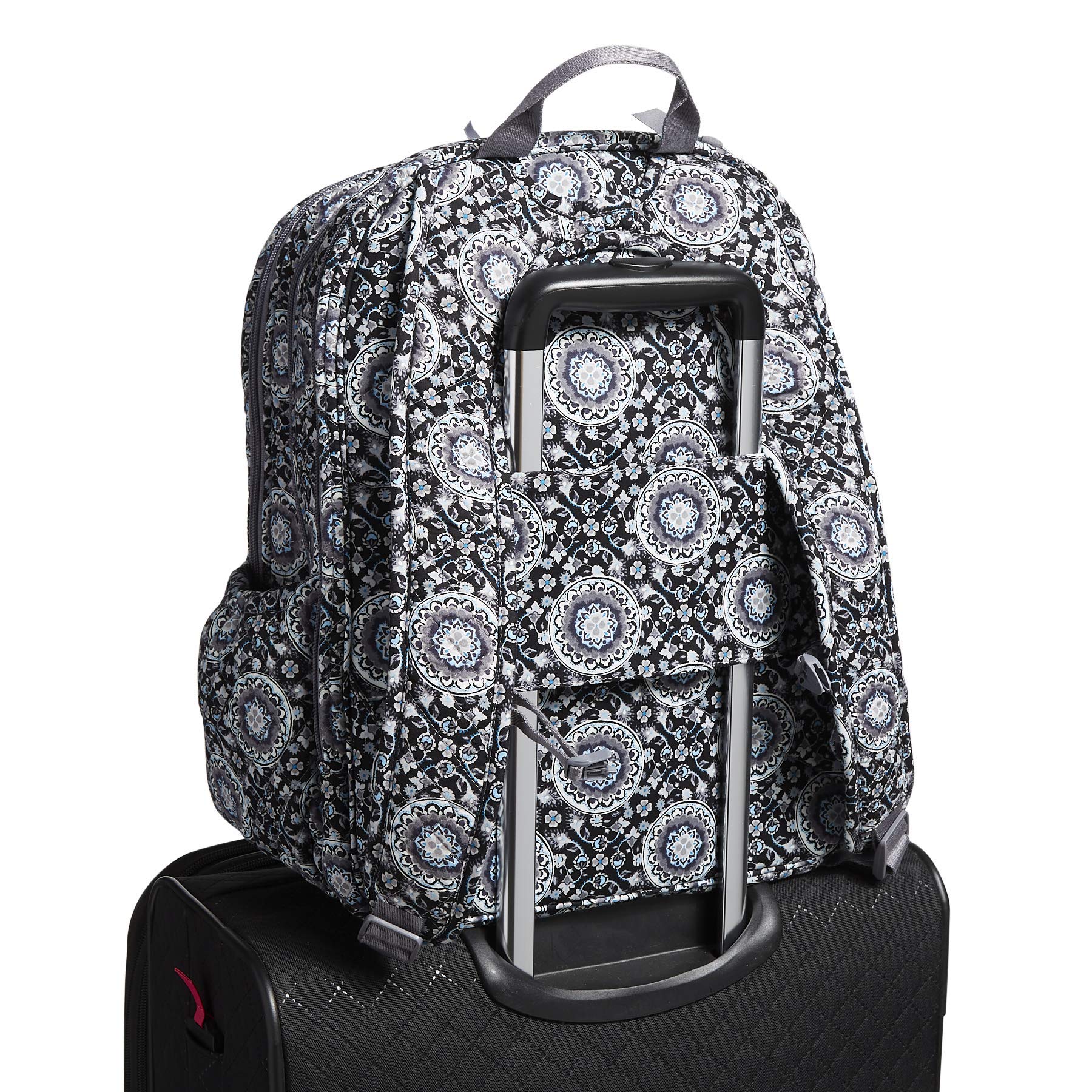 Foto 6 pulgar | Mochila Vera Bradley Xl Campus Charcoal Medallon Algodón - Venta Internacional