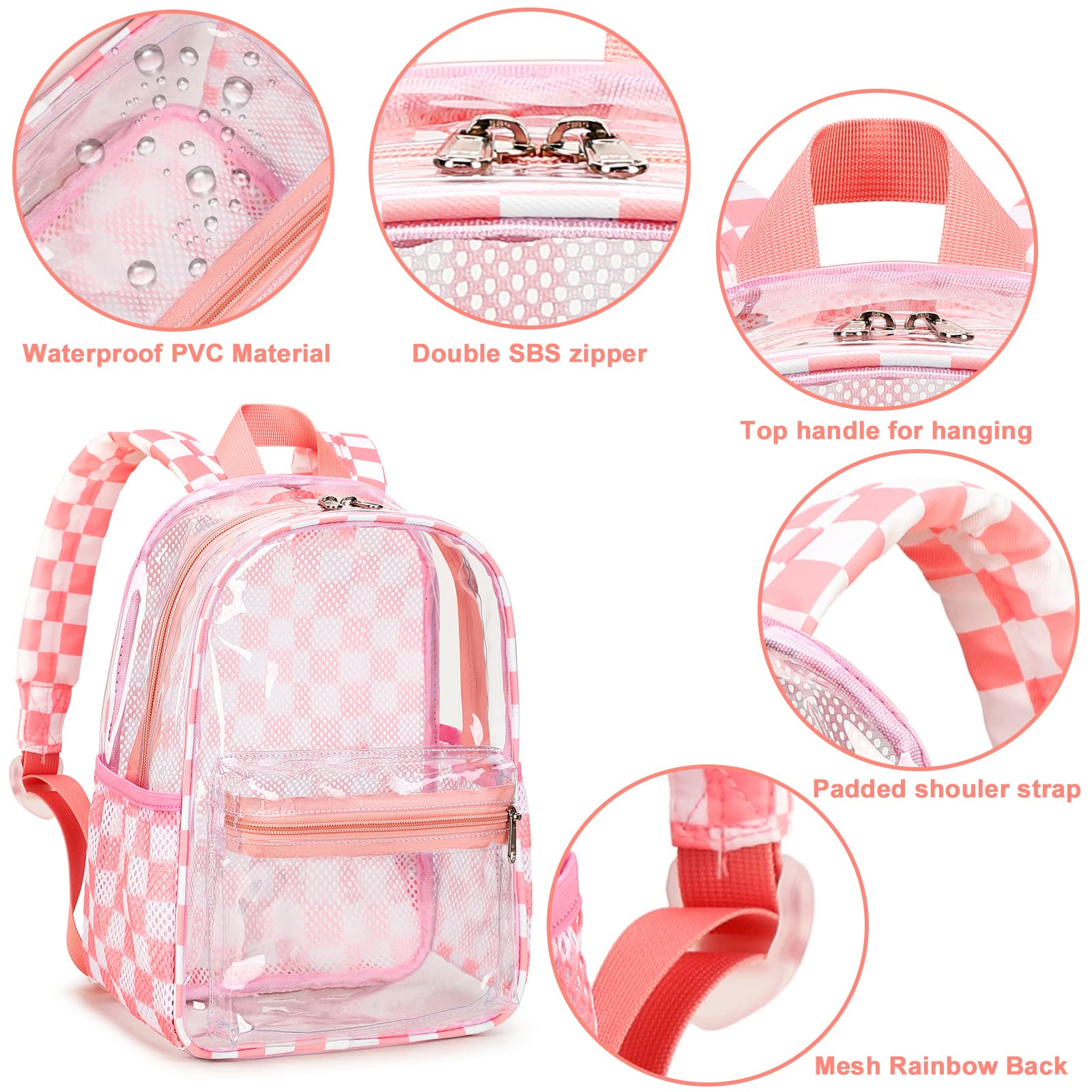 Foto 8 pulgar | Mochila Btoop Transparente 30 X 30 X 15 Cm - Venta Internacional