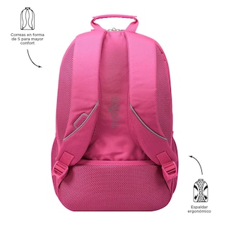 Foto 3 | Mochila Totto Cambri 2310g-m89 Rosa Rosa