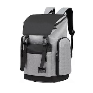 Foto 1 | Mochila Con Broche Antirrobo Casual Gym Gris Diseño Impermeable Esi-13989 Gris