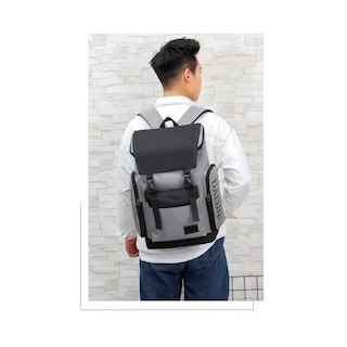 Foto 3 | Mochila Con Broche Antirrobo Casual Gym Gris Diseño Impermeable Esi-13989 Gris