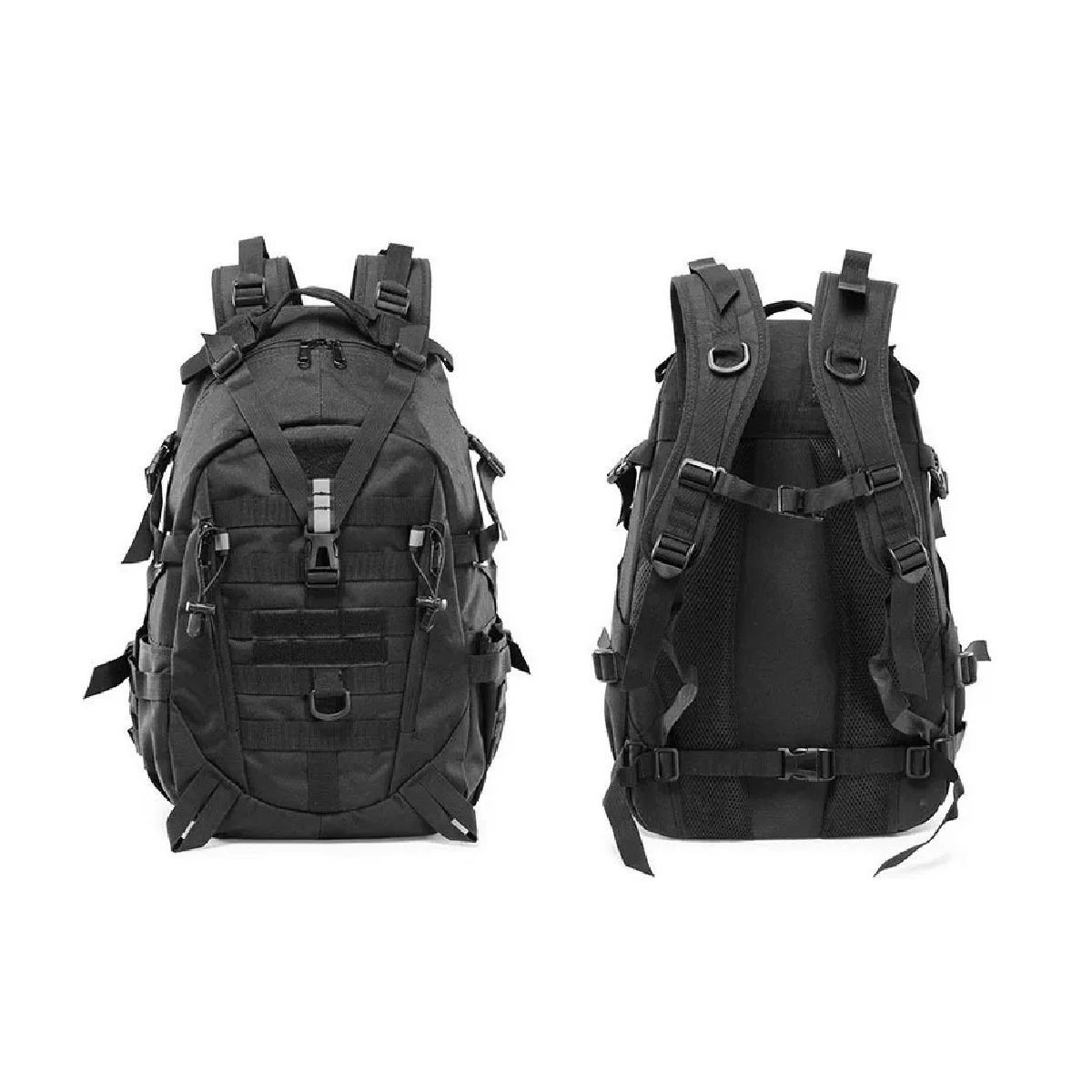Foto 4 pulgar | Mochila Tactica De Cámping Impermeable Gran Capacidad 45l Negro