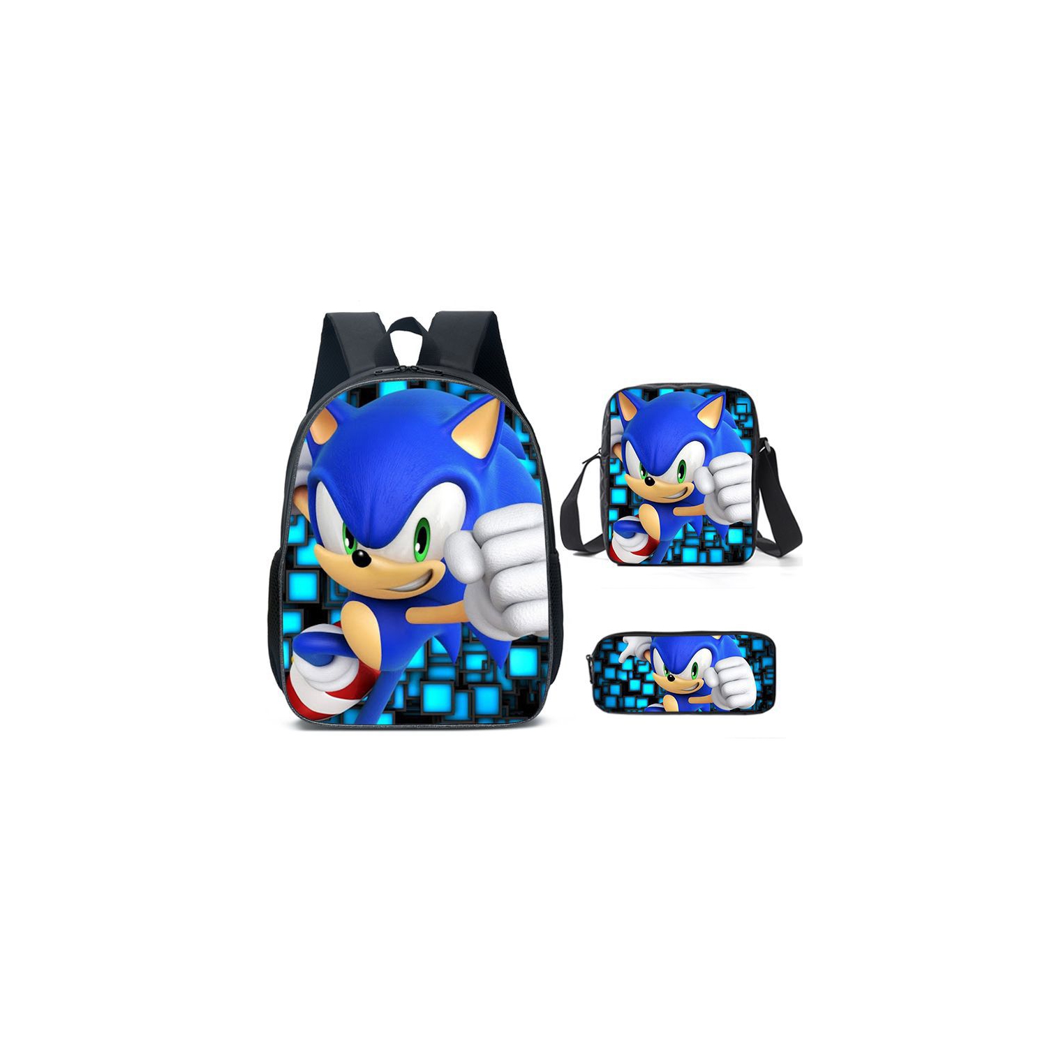 Foto 2 pulgar | Mochila con Lonchera y Lapicera Sonic-Venta Internacional