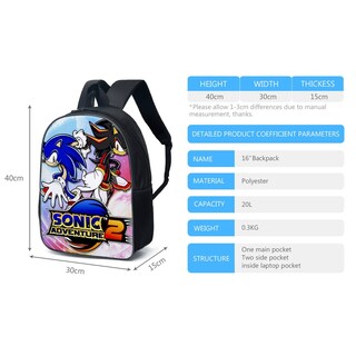 Foto 2 | Mochila con Lonchera y Lapicera Sonic-Venta Internacional