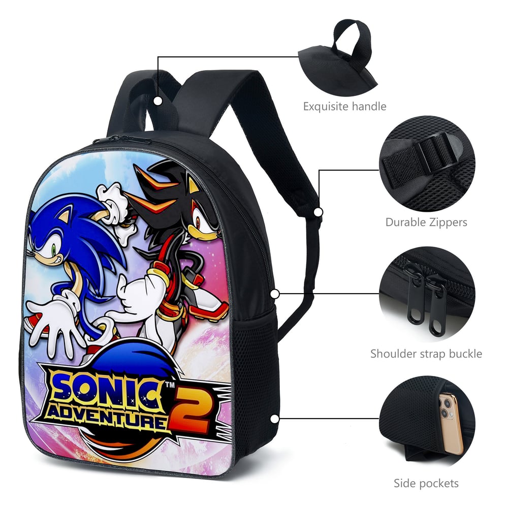 Foto 5 pulgar | Mochila con Lonchera y Lapicera Sonic-Venta Internacional