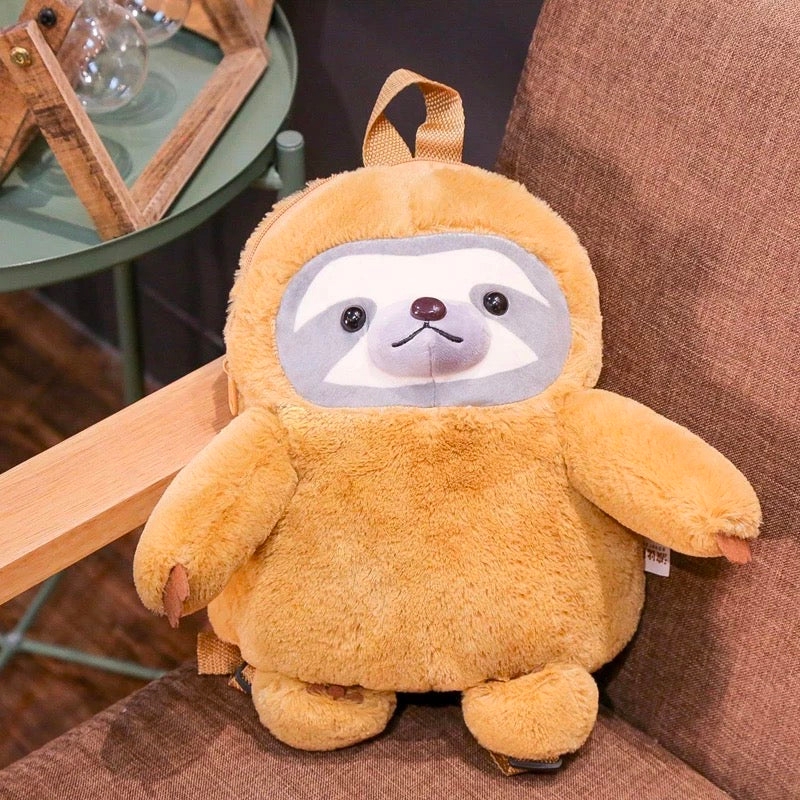 Foto 3 pulgar | Mochila Kawaii Sloth Bear de Felpa 32 cm para Niños - Venta Internacional