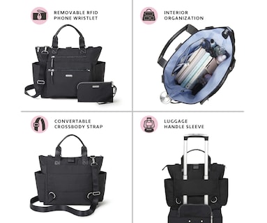 Foto 3 | Mochila Baggallini Convertible 3 en 1 con Pulsera RFID - Venta Internacional