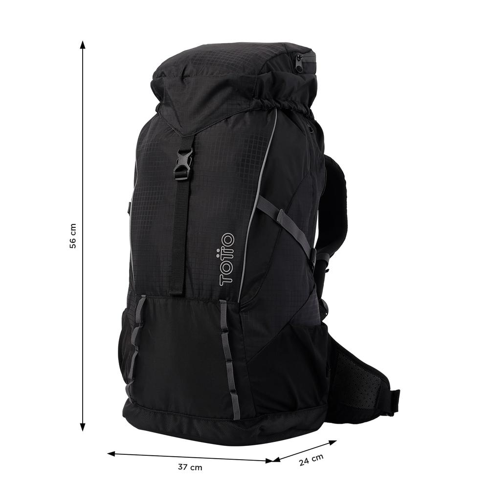 Foto 3 pulgar | Mochila De Campismo Totto Summit 45 2310-n01l Negro Negro