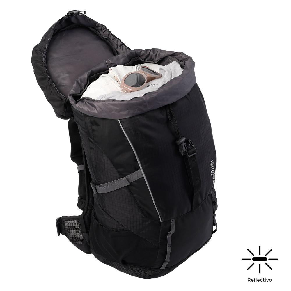 Foto 7 pulgar | Mochila De Campismo Totto Summit 45 2310-n01l Negro Negro