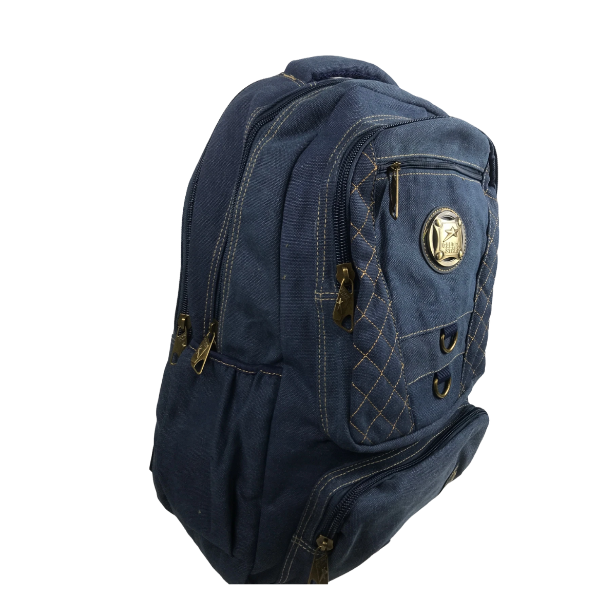 Foto 2 | Mochila De Lona Golden Star Gf-670 Juvenil Azul