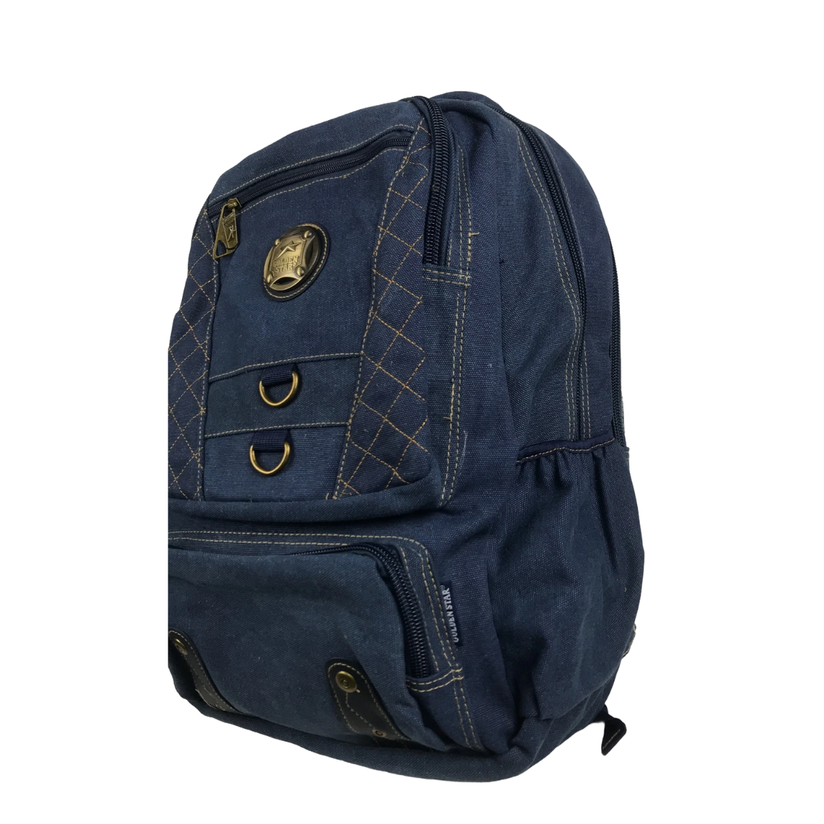 Foto 3 | Mochila De Lona Golden Star Gf-670 Juvenil Azul