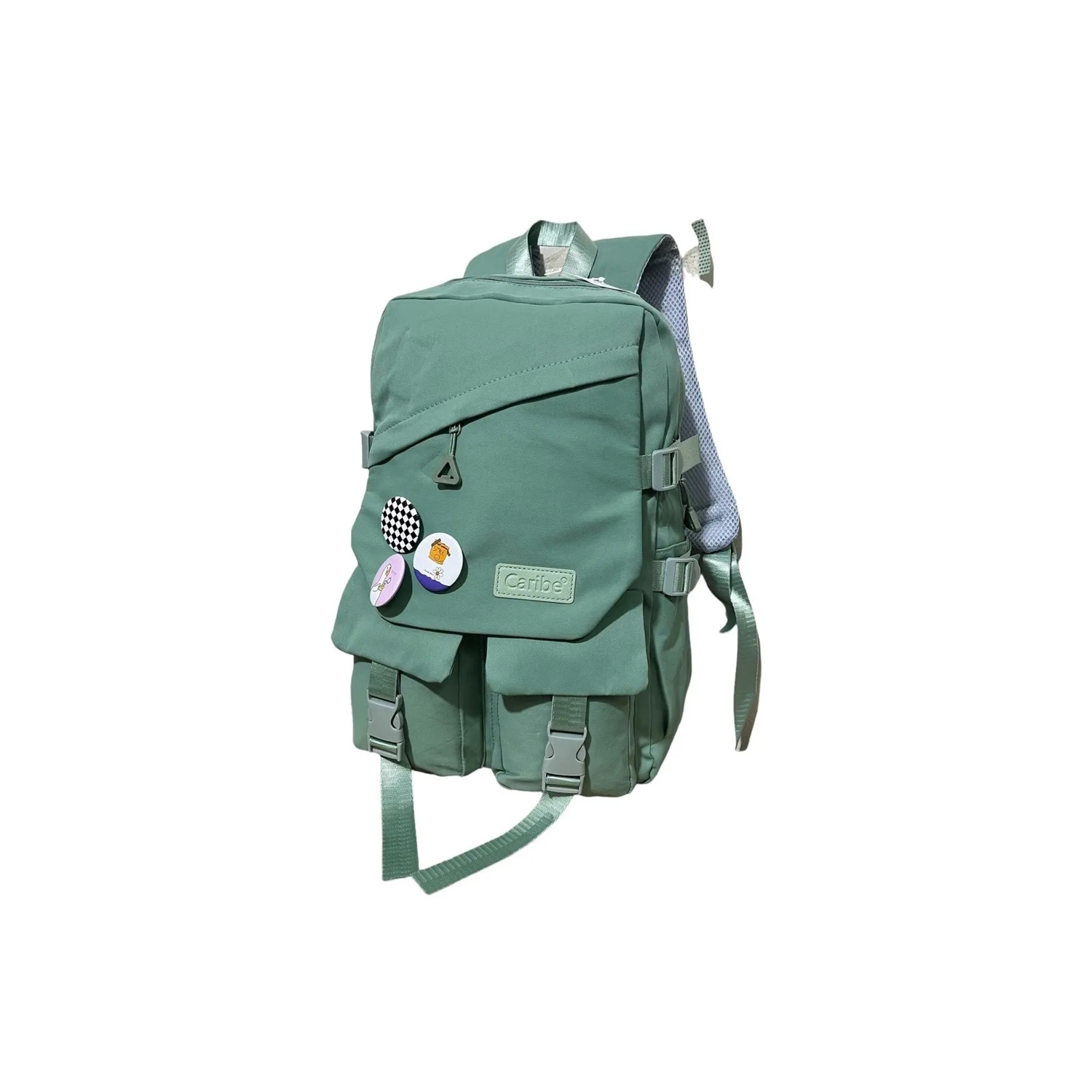 Foto 2 pulgar | Mochila Escolar Impermeable Verde - Venta Internacional