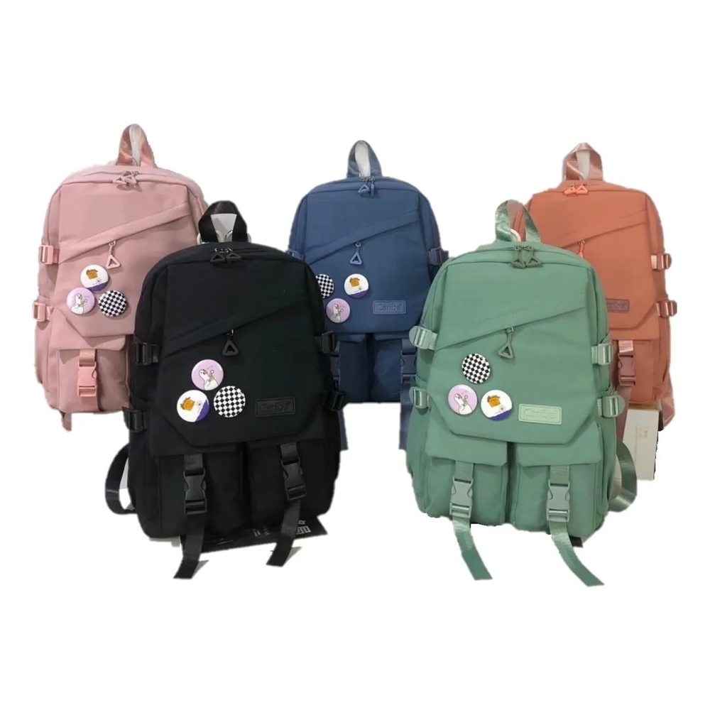 Foto 4 pulgar | Mochila Escolar Impermeable Verde - Venta Internacional