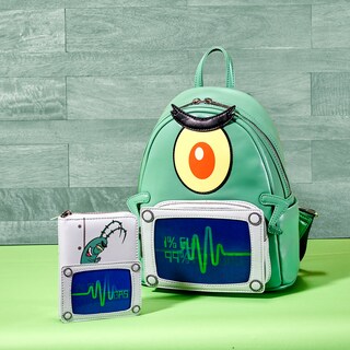 Foto 7 | Minimochila Loungefly Spongebob Squarepants Plankton Lenticular - Venta Internacional