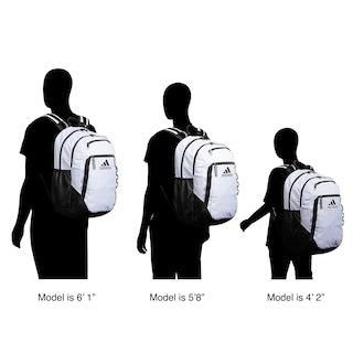 Foto 6 | Mochila Adidas Excel 6 Jersey Blanco - Venta Internacional