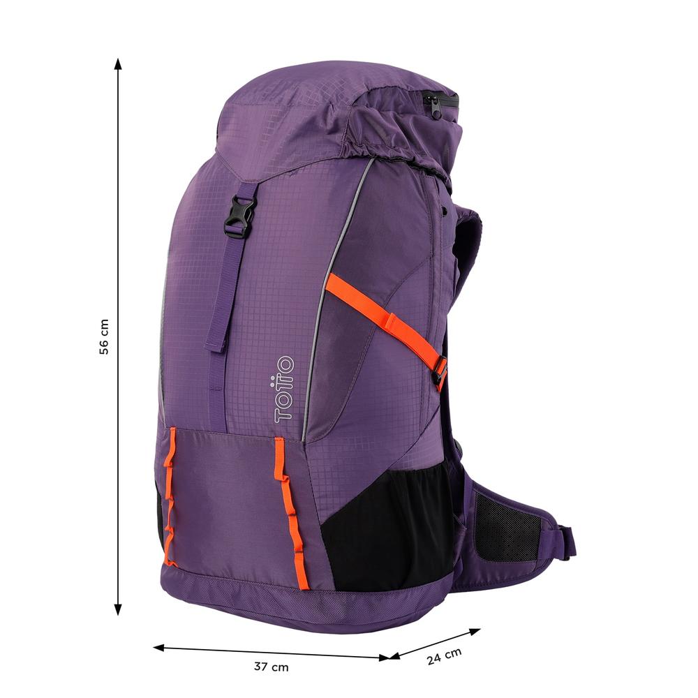 Foto 3 pulgar | Mochila De Campismo Totto Summit 45 2310-m4rl Morado Purpura