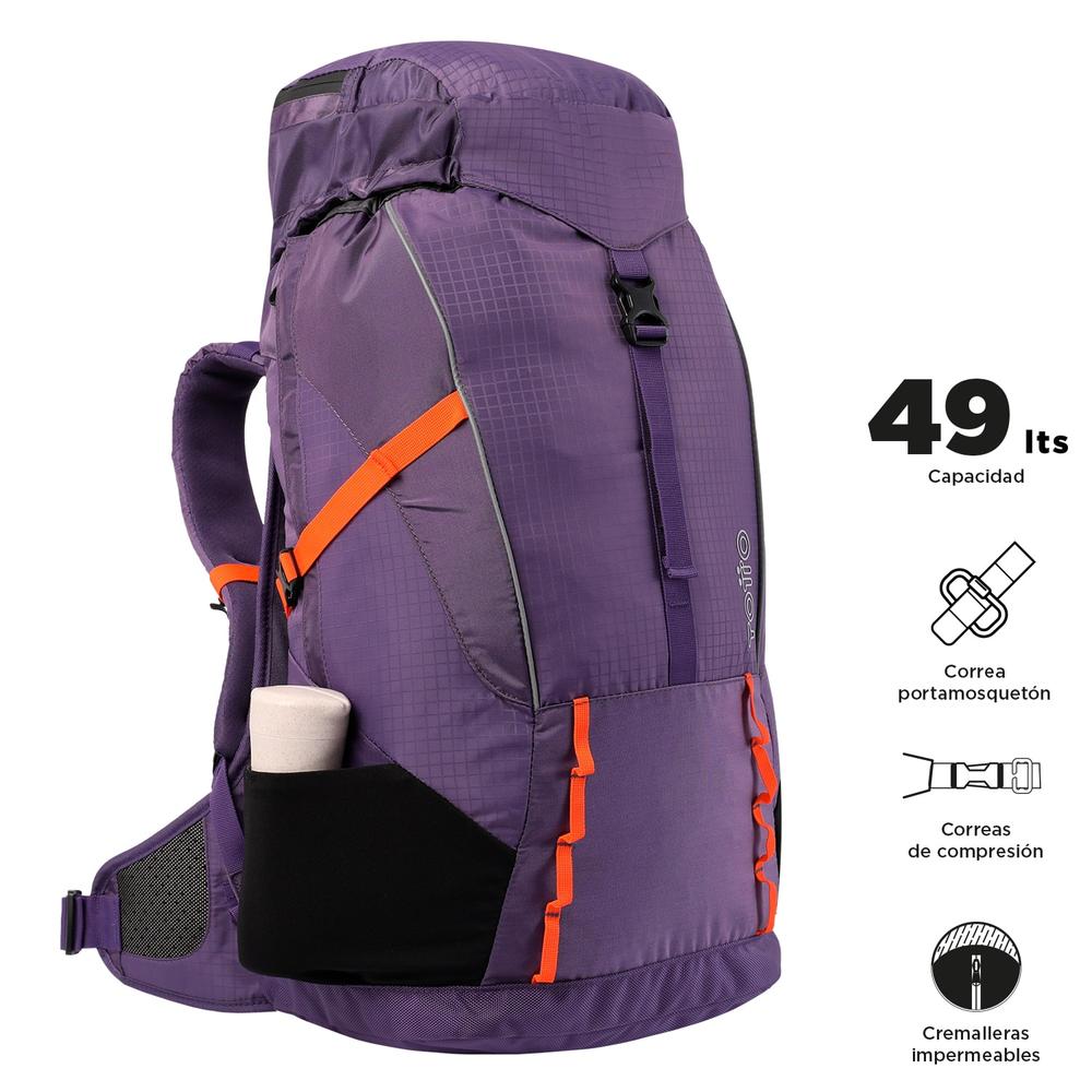 Foto 5 pulgar | Mochila De Campismo Totto Summit 45 2310-m4rl Morado Purpura