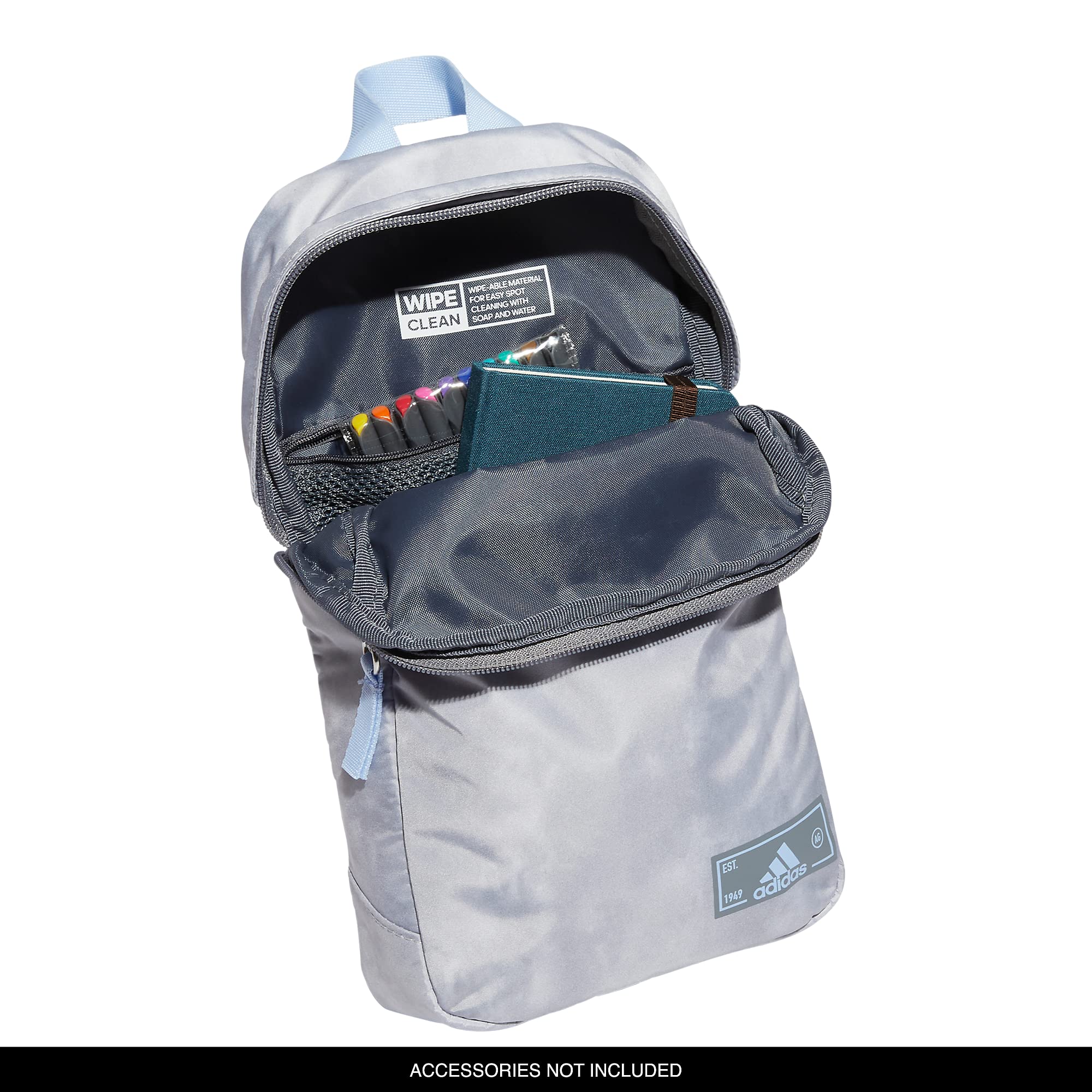 Foto 4 pulgar | Mochila Adidas Essentials 2 Gris-Venta Internacional