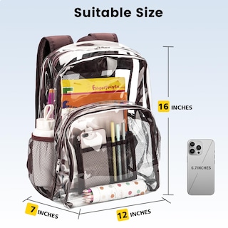 Foto 2 | Mochila Vorspack de Pvc Transparente - Venta Internacional