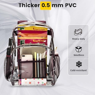 Foto 3 | Mochila Vorspack de Pvc Transparente - Venta Internacional
