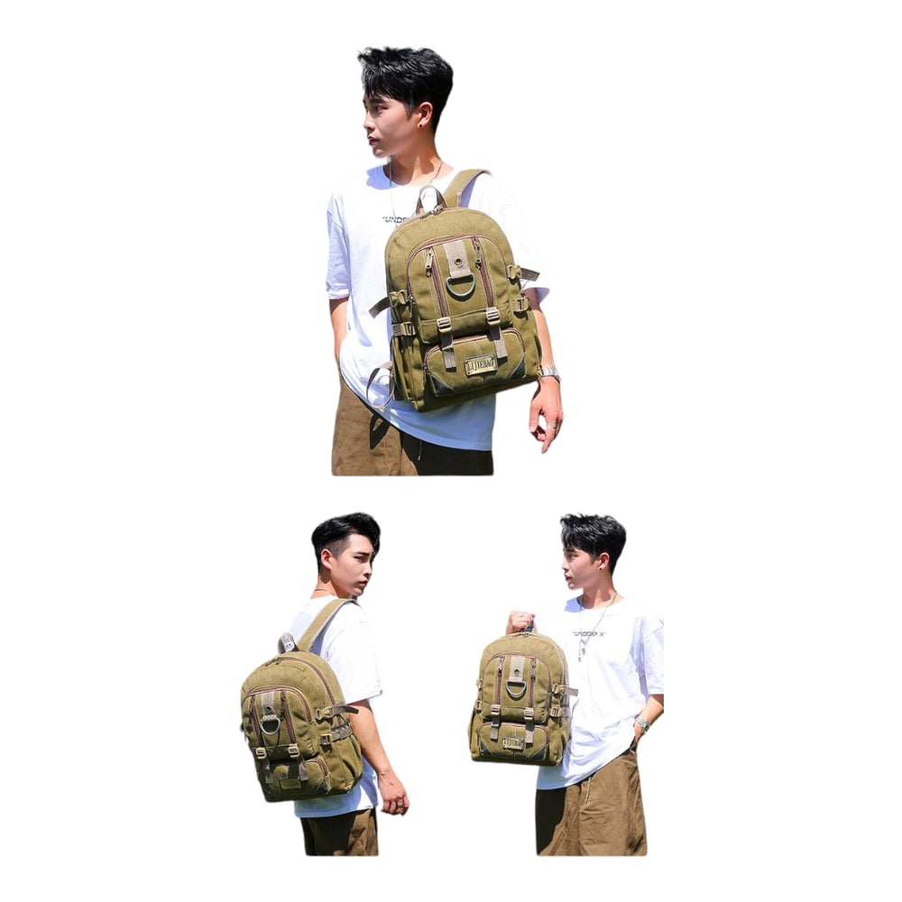Foto 3 pulgar | Mochila Urban School Canvas 20l para Viajes al Aire Libre - Venta Internacional