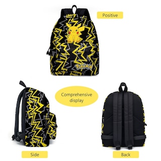Foto 3 | Set de Mochilas Escolares Pokémon Pikachu 3 Unidades para Niños - Venta Internacional