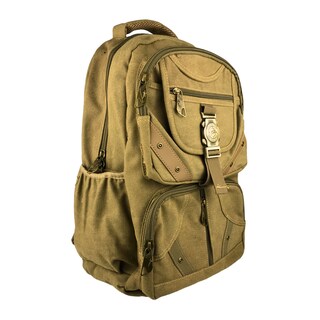 Foto 3 | Mochila Golden Star De Lona Gf-676 Color Café